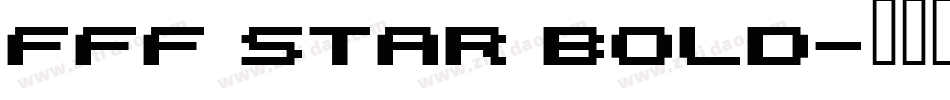 FFF Star Bold字体转换